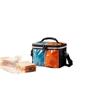 Dual Temperature Zoned Insulated Cooler <b>Bag</b> For Night Markets With Aluminum Foil And Non Woven Fabric <b>20L</b> Capacity - Product Image 1