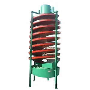 Gold ore concentrator spiral chute mineral gravity gold ore processing spiral chute for sale