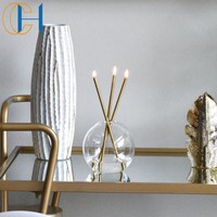 C & H Vente En Vrac Fabriqué À La Main Élégante Décoration De La Maison Bougie Brûlante Sans Fin Grandes Longues Bougies Sans Goutte À Goutte