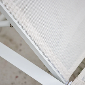 Chaise longue de jardin en aluminium à prix réduit, idéale pour la piscine et la plage, avec dossier réglable - Product Image 4