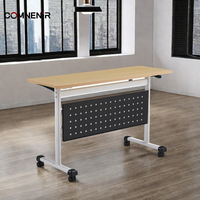 Meubles pliables mobiles de table de bureau de style moderne réglables pour le bureau d'ordinateur de réunion de formation d'étude d'étudiant pour l'école