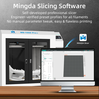 Промышленный 3D-принтер Mingda MD-1000 Pro высокоскоростной, большой (1000*1000 мм), для автомобильных деталей и бамперов