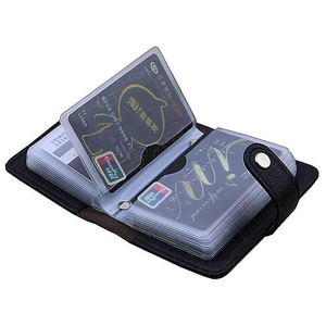 Porta carte di credito in pelle con blocco Rfid multi-carta a buon mercato colorato di lusso per uomo <span class=keywords><strong>e</strong></span> donna - Product Image 1