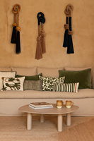 Accessoires décoratifs en bois de style ferme coton doux artisanat fait à la main glands boucles Art déco pour bricolage maison clôture décoration murale