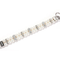 Nouveau collier et laisse pour chien en cuir luxe petits chiens collier bijoux chien et chats accessoires Stock