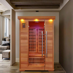SS-200T per 2 persone moderna <span class=keywords><strong>palestra</strong></span> di casa al coperto <span class=keywords><strong>Sauna</strong></span> secca legno cicuta cedro rosso tormalina a infrarossi salute-affermazione <span class=keywords><strong>Sauna</strong></span> all'aperto - Product Image 4