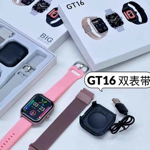 GT16 giá rẻ Android reloj Smartwatch Montre connecte Dây đeo bằng thép không gỉ GTS 4 thời trang Relojes Đồng hồ thông minh cho nam giới phụ nữ GT16 - Product Image 5