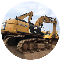 Offre Spéciale : Excavatrices sur Chenilles d'Occasion Cat 340 de 40 Tonnes avec Lame Bouteuse, Garantie 1 An, Idéales pour Travaux en Carrière, En Stock