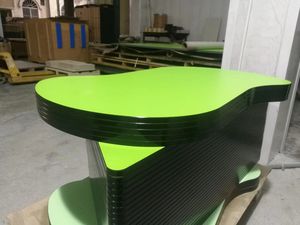 Brikley Phenolic Table Top HPL Painel Escola Primária Secretária Compacto Laminado Escrita Placa Classe Móveis - Product Image 3