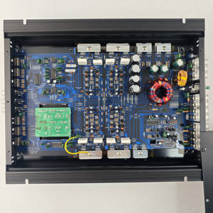 Amplificador de Audio para Automóvil de 4 Canales Clase AB Directo de Fábrica, Amplificador de Sonido Estéreo para Subwoofer de Bajos <span class=keywords><strong>con</strong></span> Crossovers - Product Image 2