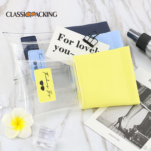 BSCI ISO Sedex FAMA סיטונאי מלאי מוכן שקוף נרתיק עור משקפי שמש נקה פלסטיק משקפיים מקרה שקוף - Product Image 4