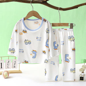 Ensemble de <span class=keywords><strong>pyjama</strong></span> pour enfants, garçons et filles, personnalisé, doux, Modal - Product Image 5