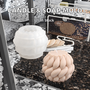 Nicole Home Decor Silicone Savon Bougie Moules pour Mariage Anniversaire Valentine Pilier Bougies Gâteau Outils avec OPP Sac Emballage - Product Image 3