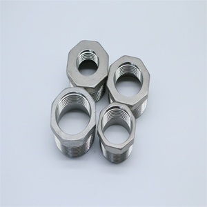 วัสดุสแตนเลสคุณภาพสูงและการหล่อเทคนิค Cnc กลึงเครื่องจักรกล Hex <span class=keywords><strong>Bushing</strong></span> - Product Image 5