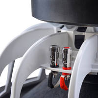 Subwoofer de voiture 15 pouces 3000W 4+4 Ohm, haut-parleur de basses à cadre en aluminium et bord en mousse chromé pour audio de véhicule et basses profondes