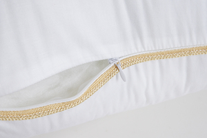 Oreillers de compression en mousse à mémoire de forme à rebond élevé, non effondrables, pour le cou, 200 fils, anti-acariens, 100 % coton, pour hôtel, vente en gros - Product Image 4