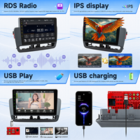 Autoradio BQCC 9 pouces MP5 avec Carplay sans fil, Android Auto, écran FM RDS BT, lecteur DVD multimédia coloré, stéréo pour Seat Ibiza 12-15