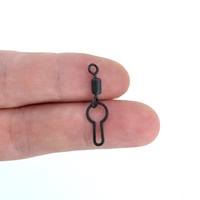 500 pièces Clips pivotants en maille PVA pour la pêche à la carpe, Snap pivotant PVA pour sac de pêche, pour matériel de terminaison et de finition pour la pêche à la carpe