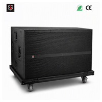 Système de sonorisation PA professionnel pour DJ, enceintes Active 9007 Dual 21 pouces, caisson de basses en bois, 3000W RMS, étanche, portable