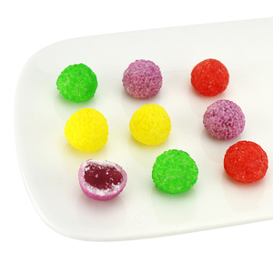 Broma Crujiente Ácido Caramelo Azúcar Recubierto Frutas amargas Caramelo de goma - Product Image 5