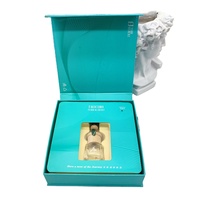 Logo personnalisé couleur Turquoise pour parfum, bouteille vide avec aimant Unique, Logo imprimé, emballage de boite de parfum, 100Ml