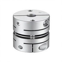 Accouplement à disque flexible en alliage d'aluminium à simple diaphragme pour machine CNC, couple élevé, haute résistance, personnalisation OEM