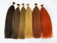 Pephair Cheveux Humains Vietnamiens Remy Teints Yaki Brun Foncé en Vrac Prix Usine Extensions Naturelles Kinky Straight