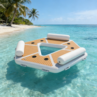 Offre Spéciale : Canapé Gonflable pour Fêtes Aquatiques, Équipement de Divertissement Aquatique, Plateforme Flottante, Île de Loisirs Gonflable pour l'Eau