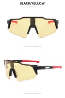 Lunettes de soleil de sport unisexes de haute qualité, surdimensionnées, vente chaude pour le cyclisme en plein air, lunettes de sport
