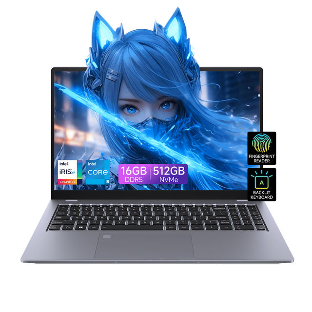 15.6 Inch Brand New Core I5 I5-1240P 16GB RAM 512GB ROM Pc Computer Business Laptop Portable Notebook Gaming Laptop