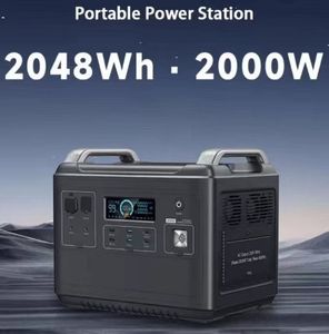 2000W Portable Power Station 2048Wh <b>Solar</b> <b>Generator</b> MPPT Controller Pure Sine Wave Home Backup Jump - Product Image 3