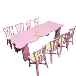 Silla Infantil de Ratán Hecha a Mano, Moderna y de Lujo, Silla Infantil Tejida Natural para Decoración de Eventos, Bodas y Hoteles al Aire Libre - Product Image 4