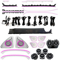 Kit d'éclairage d'ambiance intérieur LED 64 couleurs pour Mercedes Benz CLA W118 C118 2020-2022 - Accessoires de bande lumineuse d'ambiance