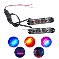 Feu de signalisation latéral pour camion et remorque KaiDengZhe, 6 LED SMD, lampe stroboscopique d'avertissement pour voiture, lampe de secours pour calandre