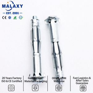 Malaxy Vis d'expansion à coque métallique M4 M5 M6 M8 en acier inoxydable galvanisé à chaud, personnalisable OEM ODM, pour fixation <span class=keywords><strong>mur</strong></span> creux - Product Image 2
