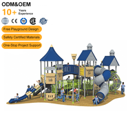 Equipo de Juegos Infantiles Personalizado para Exteriores, Tobogán de Plástico para Niños, Parque Infantil para Iglesias