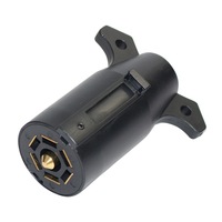 Prise de courant à lame RV 7 voies 6-24V US, neuve, accessoire de connecteur de remorque pour remorque RV 7 broches, prise de remorque 7 broches