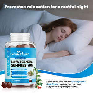 Fabricante de Gomitas de <span class=keywords><strong>Ashwagandha</strong></span> Naturales de Marca Privada, Venta al por Mayor, Suplemento Halal KSM-66 en Gomitas <span class=keywords><strong>para</strong></span> el Sueño y <span class=keywords><strong>la</strong></span> <span class=keywords><strong>Ansiedad</strong></span> - Product Image 4