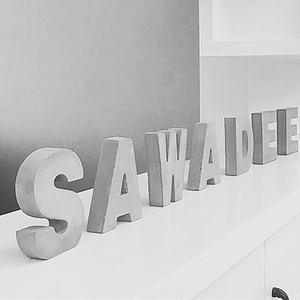 Moules en béton pour l'alphabet, 26 lettres majuscules, en caoutchouc, symboles simples, outil décoratif mural, réutilisable, respectueux de l'environnement - Product Image 1