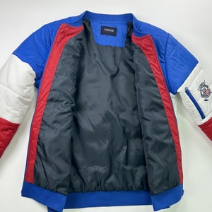 Chaqueta de plumón personalizable para hombre para actividades al aire libre de invierno de alta calidad a prueba de viento impermeable con logotipo de tela tejida unida - Product Image 2