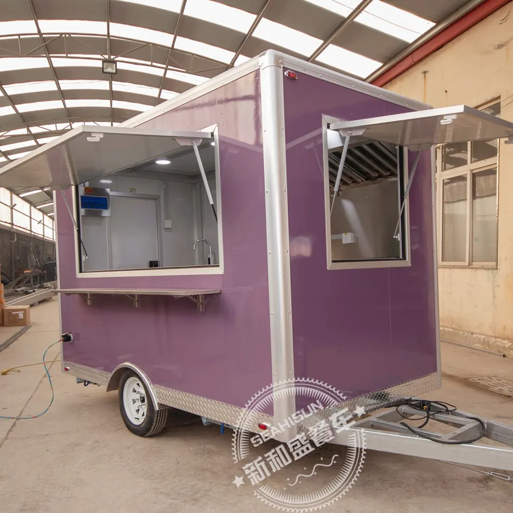 Equip food trailer Hot dog trailer Small trailer Container food truck