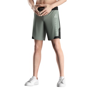 Pantaloncini da Corsa 2 in 1 da Uomo con Supporto Interno Tessuto Traspirante Esterno con Fascia Elastica Antiscivolo per Arti Marziali - Product Image 4