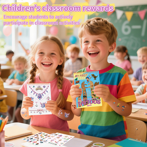 Personalizzabile temporaneo <span class=keywords><strong>tatuaggio</strong></span> adesivo libro Sexy e alla moda avventura Gem & disegni di gioielli per arte audace del viso fatto di carta - Product Image 3