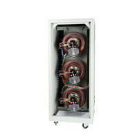 Régulateur de tension automatique triphasé TNS-90KVA SVC AC/DC en cuivre, sortie 380V, fréquence 50/60Hz