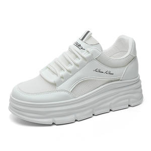 Zapatos Planos Blancos Transpirables para Mujer al por Mayor, Diseño de Malla Moderno y a la Moda para Verano, Primavera y Otoño, con Plantilla Interna para Aumentar la Altura - Product Image 5