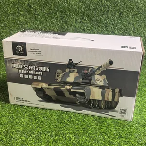 VENTE FLASH Henglong 3816 Delin Tank télécommandé américain 6 canaux, échelle 1:24, portée extérieure de 30 m, effet de fumée et de son, 2.4G - Product Image 4