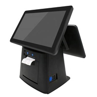 Système de point de vente tout-en-un à écran tactile avec imprimante de reçus 80mm pour la gestion de l'accueil