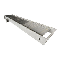 Filtre à grille rotative mécanique pour eaux usées, à commande PLC automatique, avec écran à barres et grille grossière, pour escalier motorisé, avec pompe IP55