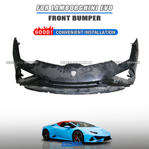 Remplacement pour Lamborghini Huracan EVO 2019-2024 Pare-chocs avant en plastique PP noir OE 4T0807103S - Product Image 2