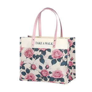 Bolsa de Mano de Lona Plegable, Reutilizable y Ecológica de Alta Gama, Personalizada, Tridimensional, Lista para Usar, para Compras - Product Image 1